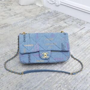 Chanel Denim Flap Bag for Women