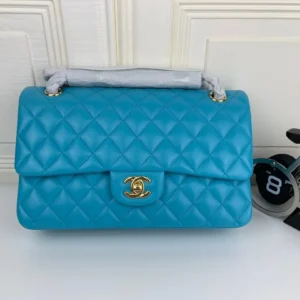 Chanel Classic Double Flap 25 Light Blue