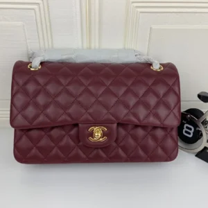 Chanel Classic Double Flap 25 Maroon