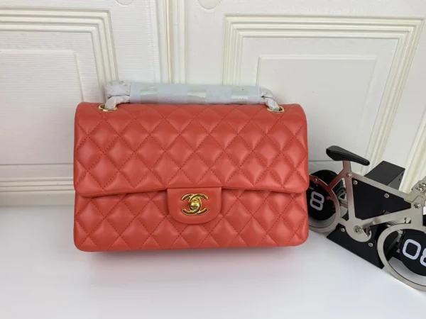 Chanel Classic Double Flap 25 Light Red