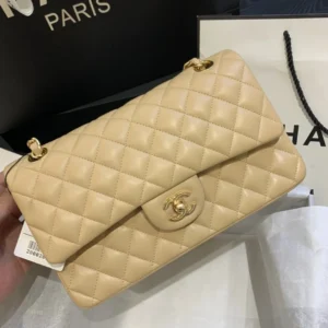 Chanel Classic Double Flap 25 Light Beige