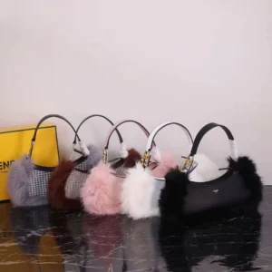 Fendi O Lock Swing Pouch